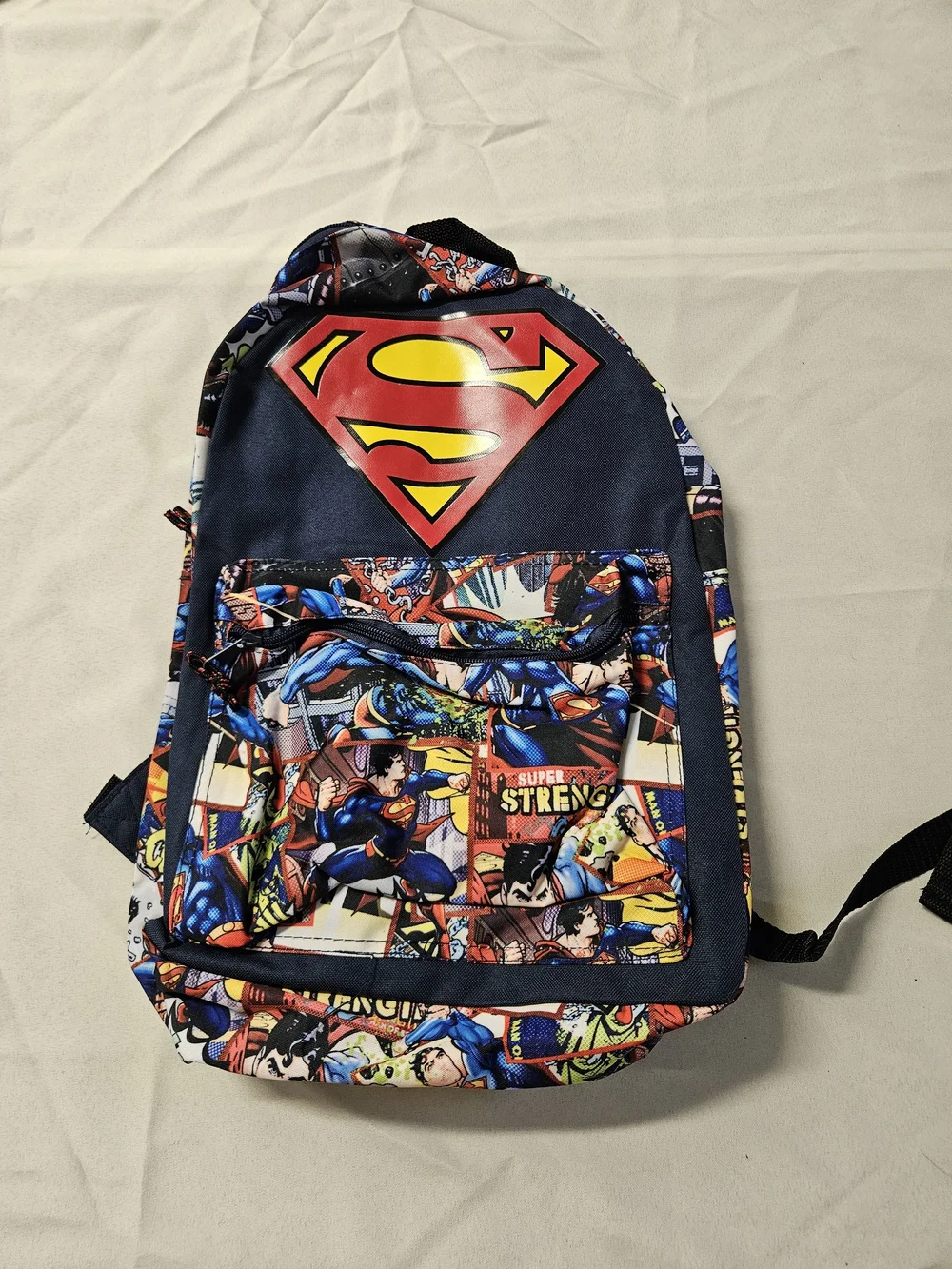 Official DC Comics Superman Backpack - NWOT